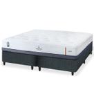 Cama Box mais Colchão Hauzestern Zonen com Molas Ensacadas KING SIZE - 193x203