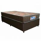 Cama Box Marrom+ Colchão D33 SONOLAR SELADO 88x188x51cm 100% ESPUMA INMETRO