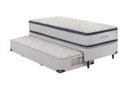 Cama box ONIX de Mola solteiro SINTRA NEW com Base, mais cama Auxiliar.