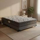 Cama Box Ortobom Physical Nanolastic Queen Size (158x198x59)