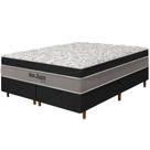 Cama Box Preta + Colchão King Size San Juan Molas Ensacadas Pillow Paparazzi 193x203x72cm