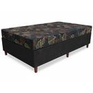 Cama Box Preto + Colchão D20 SONOLAR PACÍFICO 88x188x51cm 100% ESPUMA INMETRO