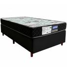 Cama Box Preto + Colchão D23 GAZIN SONOLAR SUPREME 88x188x51cm 100% ESPUMA INMETRO