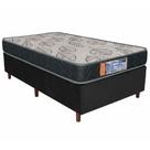 Cama Box Preto + Colchão D23 SONOLAR SELADO 78x188x51cm 100% ESPUMA INMETRO