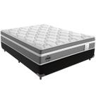 Cama Box Preto e Colchão Berlim Molas Ensacadas Casal Probel