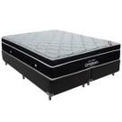 Cama Box Preto e Colchão Elegant Molas Ensacadas King Ortobom Cama Box Preto e Colchão Elegant Molas Ensacadas King Ortobom