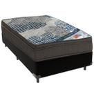 Cama Box Preto e Colchão ISO Superpocket Molas Ensacadas Solteiro Ortobom Cama Box Preto e Colchão ISO Superpocket Molas Ensacadas Solteiro Ortobom