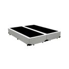 Cama Box Queen 158 Bipartido - Tecido Suede Branco Cama Box Queen 158 Bipartido - Tecido Suede Branco
