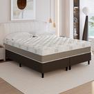 Cama Box Queen 158cm Molas Ensacadas Genebra Plus Umaflex Base 2Cen Cama Box Queen 158cm Molas Ensacadas Genebra Plus Umaflex Base 2Cen