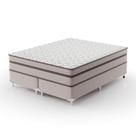 Cama Box Queen 158x198x63cm Molas Ensacadas Sonhare Montreal Bege