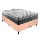 Cama Box Queen Bege Palermo Molas Ensacadas Portobel