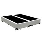 Cama Box Queen Bipartido Belos Sonhos Sintético Branco 40x158x198