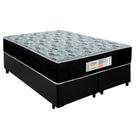Cama Box Queen Bipartido Sintético + Colchão Molas Ensacadas SerenePrime Sonnolux 158x198x65 Preto Cama Box Queen Bipartido Sintético + Colchão Molas Ensacadas SerenePrime Sonnolux 158x198x65 Preto