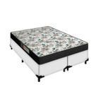 Cama Box Queen Branca Colchão 20 de Altura Veneza Portobel Cama Box Queen Branca Colchão 20 de Altura Veneza Portobel