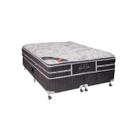 Cama Box Queen Castor Super Luxo Latex Slx One Face 158x198x57 + Box Castor