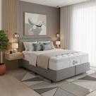 Cama Box Queen Castor Vitagel Euro One Face Pocket 158x198x59 + Box Castor