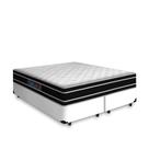 Cama Box Queen + Colchão De Espuma D33 - Castor - Black White Double Face 158cm Cama Box Queen + Colchão De Espuma D33 - Castor - Black White Double Face 158cm