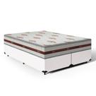 Cama Box Queen + Colchão De Molas Ensacadas - Anjos - Classic 158x198x22cm