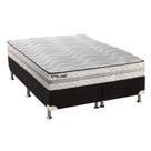 Cama Box Queen: Colchão Espuma D33 Paropas Pasquale Plus + Base CRC Suede Black(158x198) Cama Box Queen: Colchão Espuma D33 Paropas Pasquale Plus + Base CRC Suede Black(158x198)