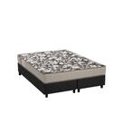Cama Box Queen: Colchão Espuma Ortobom Physical Ultra Resistente + Base CRC Suede Gray(158x198) Cama Box Queen: Colchão Espuma Ortobom Physical Ultra Resistente + Base CRC Suede Gray(158x198)