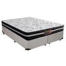 Cama Box Queen Colchão Mola Superlastic 158x198x20cm Vermont Sintético Branco Cama Box Queen Colchão Mola Superlastic 158x198x20cm Vermont Sintético Branco