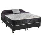 Cama Box Queen: Colchão Molas Anjos MasterPocket Ensacadas Fort Flex + Base CRC Suede Cinza(158x198) Cama Box Queen: Colchão Molas Anjos MasterPocket Ensacadas Fort Flex + Base CRC Suede Cinza(158x198)