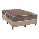 Cama Box Queen: Colchão Molas Bonnel Herval Suite Master Plus + Base CRC Suede Bege(158x198) Cama Box Queen: Colchão Molas Bonnel Herval Suite Master Plus + Base CRC Suede Bege(158x198)