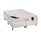 Cama Box Queen: Colchão Molas Castor Pocket Kingdom Aloe Vera + Base CRC Courano Branco(158x198) Cama Box Queen: Colchão Molas Castor Pocket Kingdom Aloe Vera + Base CRC Courano Branco(158x198)