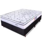 Cama Box Queen Colchão Molas Ensacadas Com Pillow 158x198x55cm - BF Colchões Cama Box Queen Colchão Molas Ensacadas Com Pillow 158x198x55cm - BF Colchões