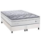 Cama Box Queen: Colchão Molas Ensacadas Herval Maxspring C1723 + Base CRC Corano White (158x198)