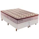 Cama Box Queen: Colchão Molas Ensacadas Paropas MasterPocket Esplêndido + Base CRC Courano White(158x198) Cama Box Queen: Colchão Molas Ensacadas Paropas MasterPocket Esplêndido + Base CRC Courano White(158x198)