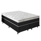 Cama Box Queen + Colchão Molas Ensacadas Varena Europillow 158x198x70cm Full - Maestro Colchões