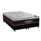 Cama Box Queen: Colchão Molas MasterPocket Ensacadas Ortobom Sleep King + Base CRC Suede Black (158x198) Cama Box Queen: Colchão Molas MasterPocket Ensacadas Ortobom Sleep King + Base CRC Suede Black (158x198)