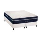 Cama Box Queen: Colchão Molas MasterPocket Ensacadas Polar Garnet + Base CRC Courano White (158x198) Cama Box Queen: Colchão Molas MasterPocket Ensacadas Polar Garnet + Base CRC Courano White (158x198)