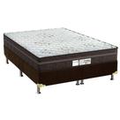 Cama Box Queen: Colchão Molas MasterPocket Ensacadas Probel Evolution + Base CRC Suede Marrom(158x198) Cama Box Queen: Colchão Molas MasterPocket Ensacadas Probel Evolution + Base CRC Suede Marrom(158x198)