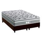 Cama Box Queen: Colchão Molas MasterPocket Ensacadas Probel Evolution + Base CRC Suede Marrom(158x198) Cama Box Queen: Colchão Molas MasterPocket Ensacadas Probel Evolution + Base CRC Suede Marrom(158x198)