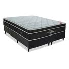 Cama Box Queen + Colchão Ortobom Elegant Molas Superpocket 68x158x198