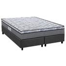 Cama Box Queen: Colchão Ortopédico Herval D60 / AG65 Perpetual + Base CRC Suede Gray (158x198) Cama Box Queen: Colchão Ortopédico Herval D60 / AG65 Perpetual + Base CRC Suede Gray (158x198)