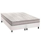 Cama Box Queen: Colchão Ortopédico Paropas D28 / Master AG80 Prata Double Face 17 + Base CRC Courano White (158x198) Cama Box Queen: Colchão Ortopédico Paropas D28 / Master AG80 Prata Double Face 17 + Base CRC Courano White (158x198)