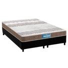 Cama Box Queen: Colchão Ortopédico Probel D33/EP Guarda Costas Próintense Double Face + Base CRC Suede Black(158x198) Cama Box Queen: Colchão Ortopédico Probel D33/EP Guarda Costas Próintense Double Face + Base CRC Suede Black(158x198)