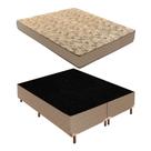 Cama Box Queen com Colchão D33 Unique Duoface 20x158x198cm e Base Florença