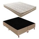 Cama Box Queen com Colchão D33 Unique Plus Duoface 16x158x198cm e Base Florença