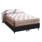 Cama Box Queen com Colchão Herval Moskow Molas Maxspring 158x198x73cm MS