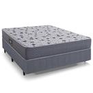 Cama Box Queen Desmontável Herval Black, Espuma Alto Suporte, 64x158x198 cm Cama Box Queen Desmontável Herval Black, Espuma Alto Suporte, 64x158x198 cm