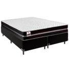 Cama Box Queen e Colchão Bogota Molas Ultralastic Inducol Preto