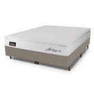 Cama Box Queen Hellen Mustang Espuma D45 Pillow Top Branco Cama Box Queen Hellen Mustang Espuma D45 Pillow Top Branco