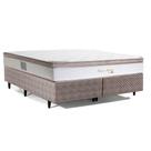 Cama Box Queen Herval Pallace Bambu, 71x158x198 cm, Molas Ensacadas, Palha