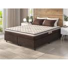 Cama Box Queen Molas Ensacadas Siena Special 158x198x58 Marrom