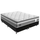 Cama Box Queen Preto + Colchão Berlim Molas Ensacadas Probel Cama Box Queen Preto + Colchão Berlim Molas Ensacadas Probel