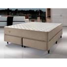 Cama Box Queen Size Relax Duo Confort II Molas Ensacadas 158x198x70 - Bege Cama Box Queen Size Relax Duo Confort II Molas Ensacadas 158x198x70 - Bege